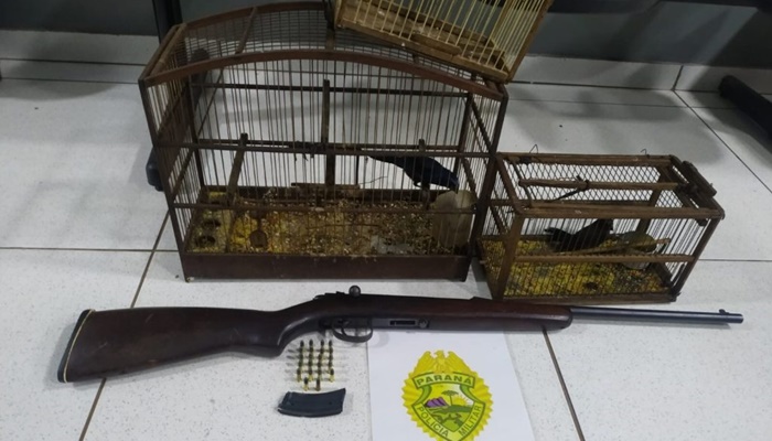 Virmond - Homens são presos com pássaros da fauna brasileira